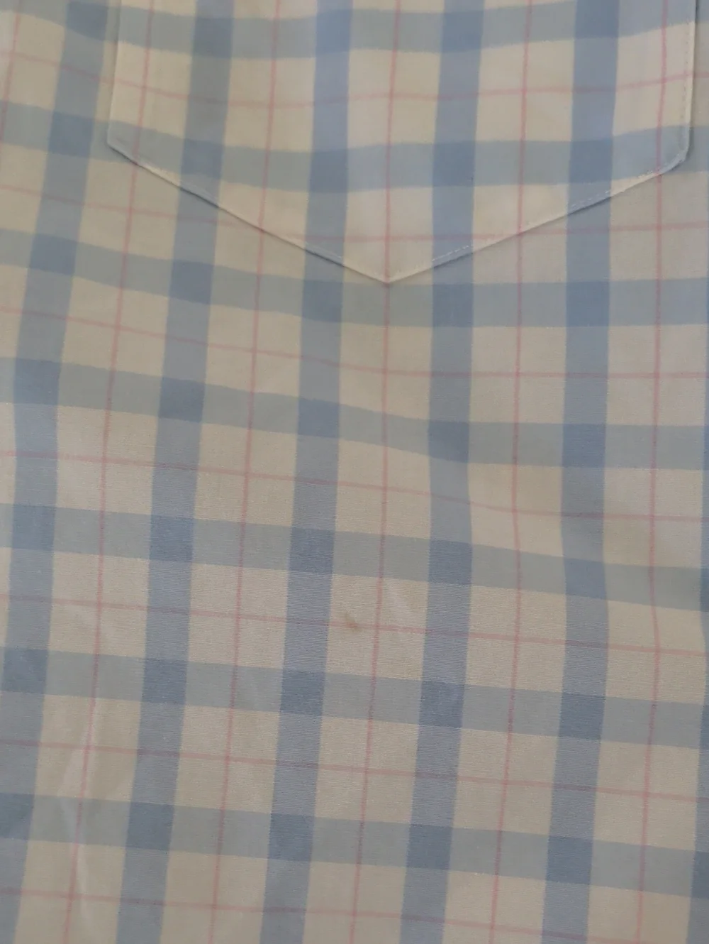 J. Crew Light Blue and White Plaid Cotton Dress Shirt